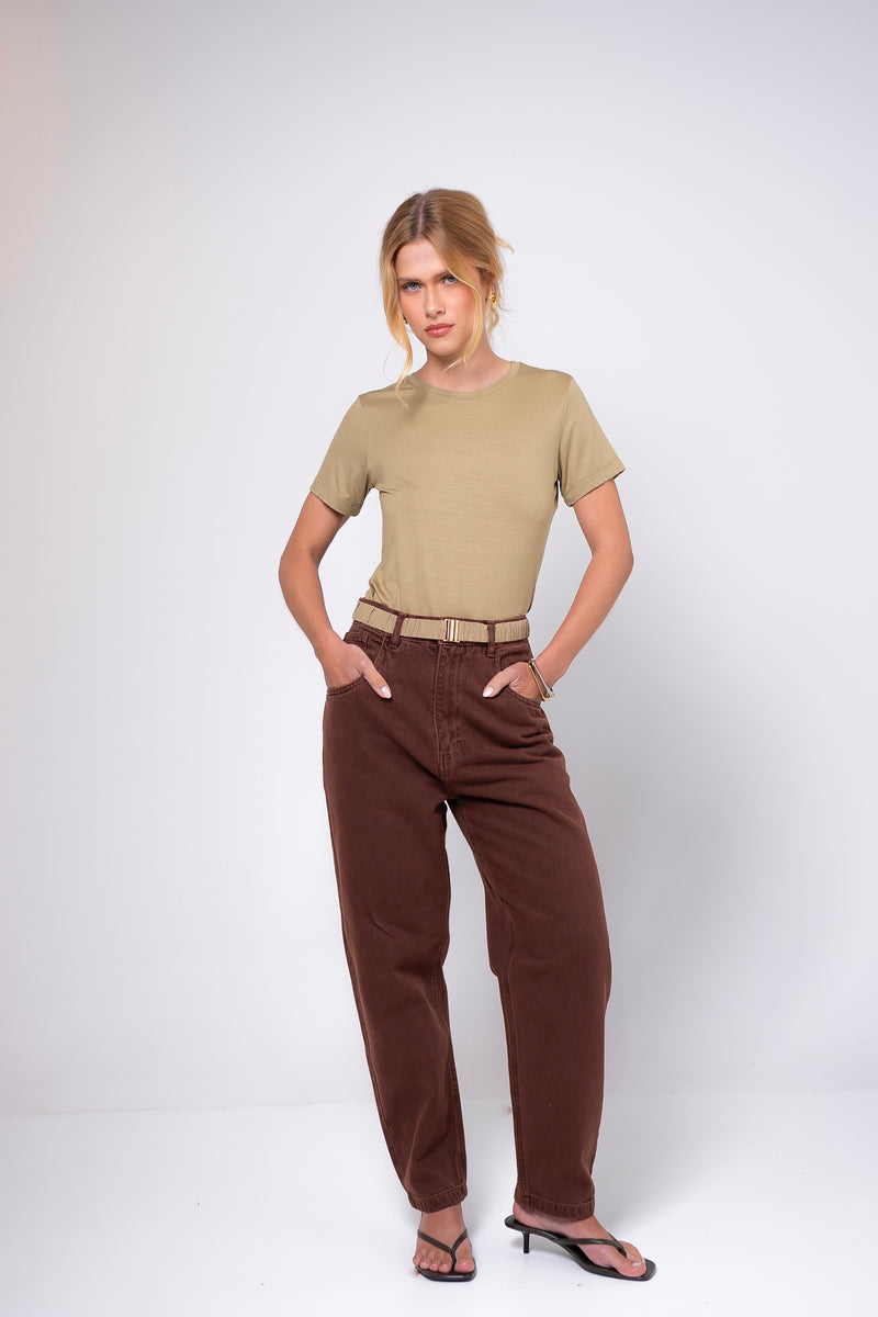 camiseta gola c modal