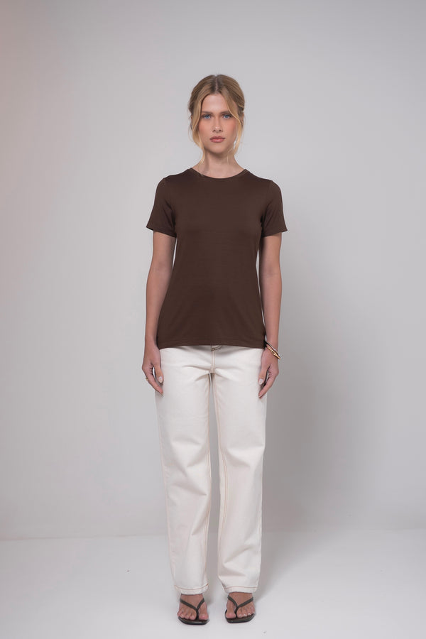 camiseta gola c modal